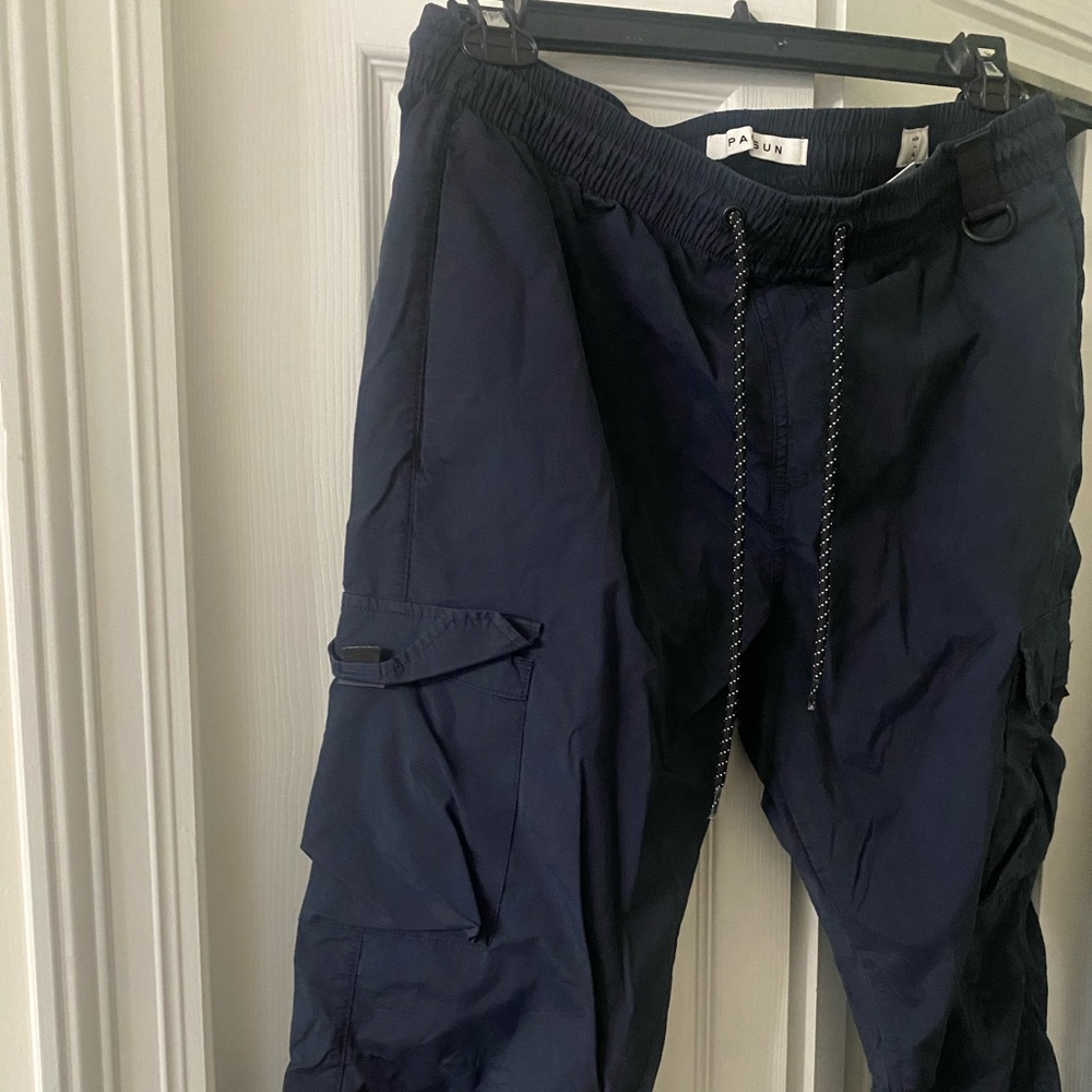 Men’s Pacsun Lightweight Cargo pants Size Large. Barely used. Navy Blue